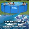 image:imageBestway Steel Pro MAX 14 x 42 Above Ground Pool Round Metal Frame Outdoor Swimming Pool for Backyard Blue Pool ONLY14 x 42