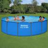 image:imageBestway Steel Pro MAX 14 x 42 Above Ground Pool Round Metal Frame Outdoor Swimming Pool for Backyard Blue Pool ONLY14 x 42