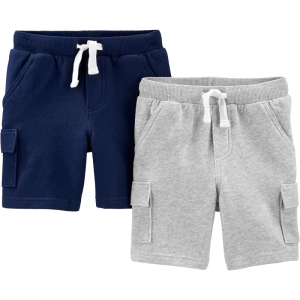 Simple Joys by Carter's Babies, Toddlers, and Boys' Knit Shorts, Pack of 2