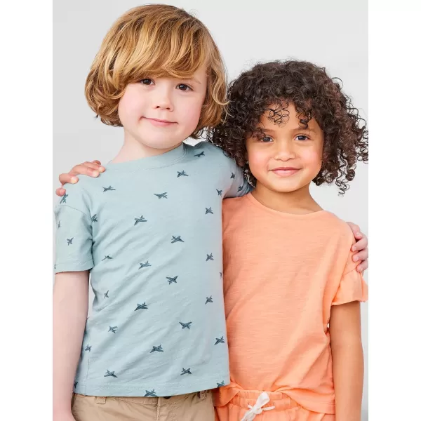 Simple Joys by Carter's Babies, Toddlers, and Boys' Short-Sleeve Shirts, Pack of 3