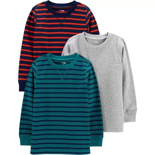 Simple Joys by Carter's Babies, Toddlers, and Boys' Thermal Long-Sleeve Shirts, Pack of 3