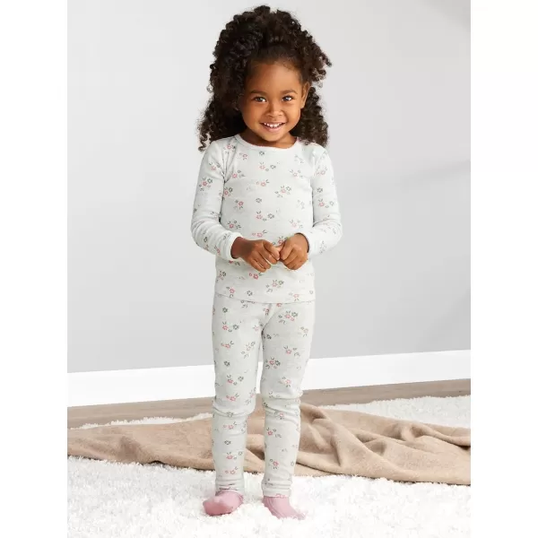 Simple Joys by Carter's Babies, Toddlers, and Girls' 6-Piece Snug-Fit Cotton Pajama Set, Pack of 3