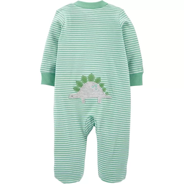 Simple Joys by Carter's Baby Boys' 2-Way Zip Cotton Footed Sleep and Play
