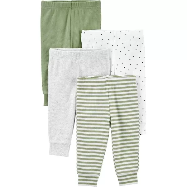 Simple Joys by Carter's Baby Boys' 4-Pack Textured Pants, Pack of 4
