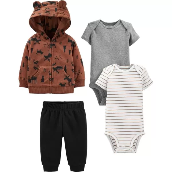 Simple Joys by Carter's Baby Boys' 4-Piece Jacket, Pant, and Bodysuit Set