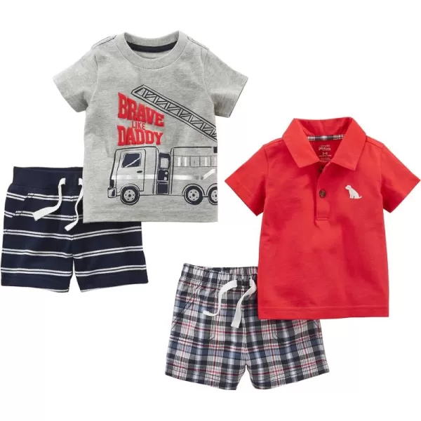Simple Joys by Carter's Baby Boys' 4-Piece Playwear Set