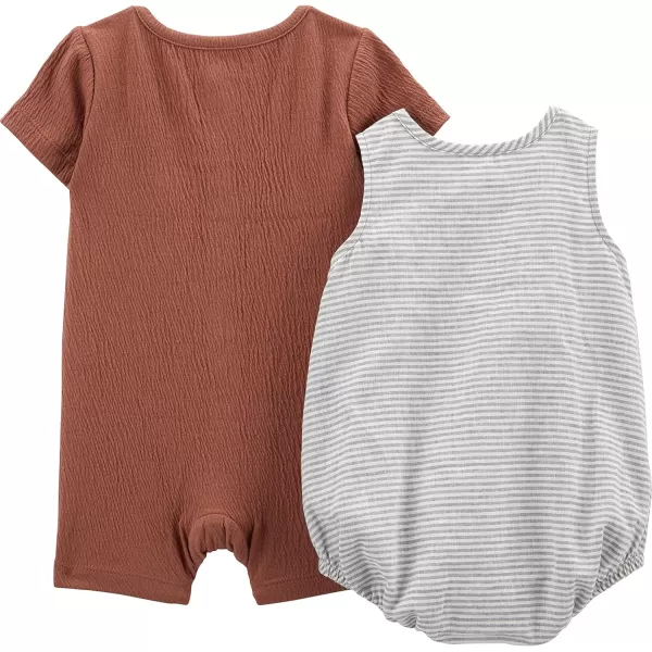 Simple Joys by Carter's Baby Boys Button Romper