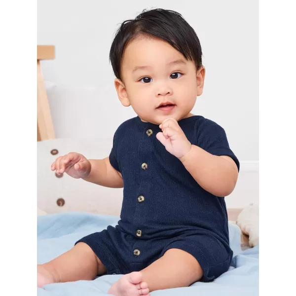 Simple Joys by Carter's Baby Boys Button Romper