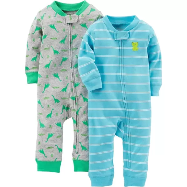 Simple Joys by Carter's Baby Boys' Cotton Footless Sleep and Play, Pack of 2