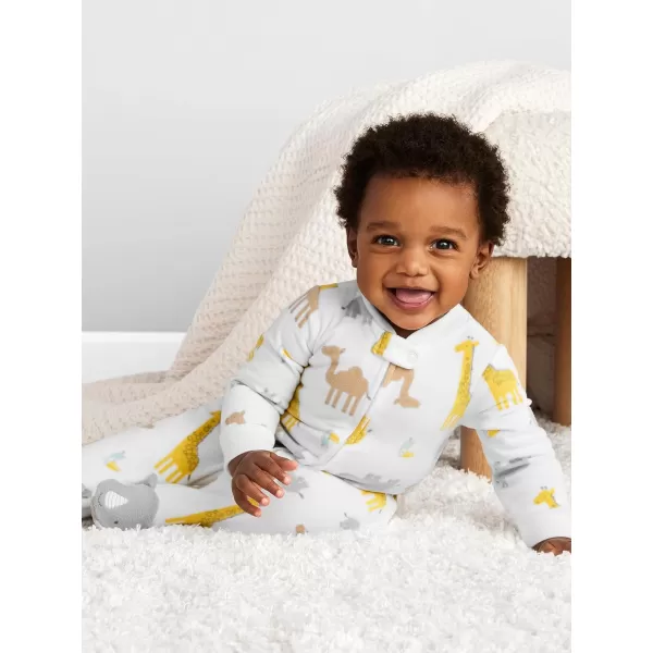 Simple Joys by Carter's Baby Boys' Fleece Footed Sleep and Play, Pack of 2