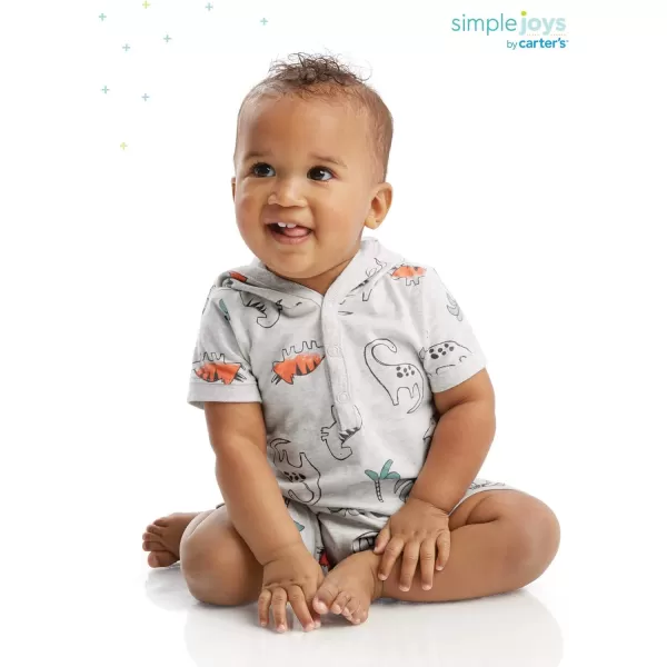 Simple Joys by Carter's Baby Boys' Rompers, Pack of 3
