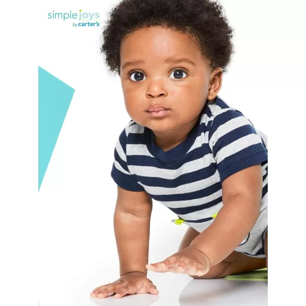 Simple Joys by Carter's Baby Boys' Rompers, Pack of 3