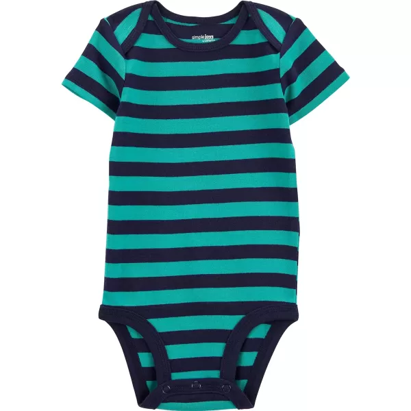 Simple Joys by Carter's Baby Boys' Short-Sleeve Bodysuit, Pack of 6
