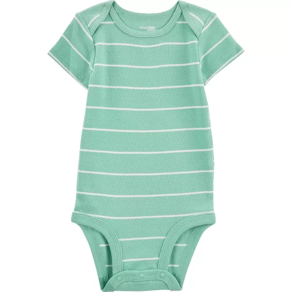 Simple Joys by Carter's Baby Boys' Short-Sleeve Bodysuit, Pack of 6