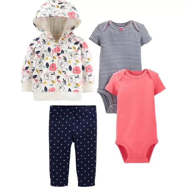Simple Joys by Carter's Baby Girls' 4-Piece Jacket, Pant, and Bodysuit Set