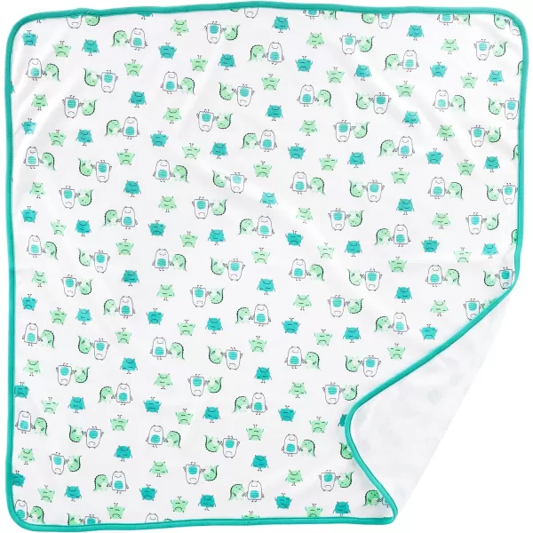 Simple Joys by Carter's Baby Girls' 8-Piece Towel and Washcloth Set, Pink/White, One Size
