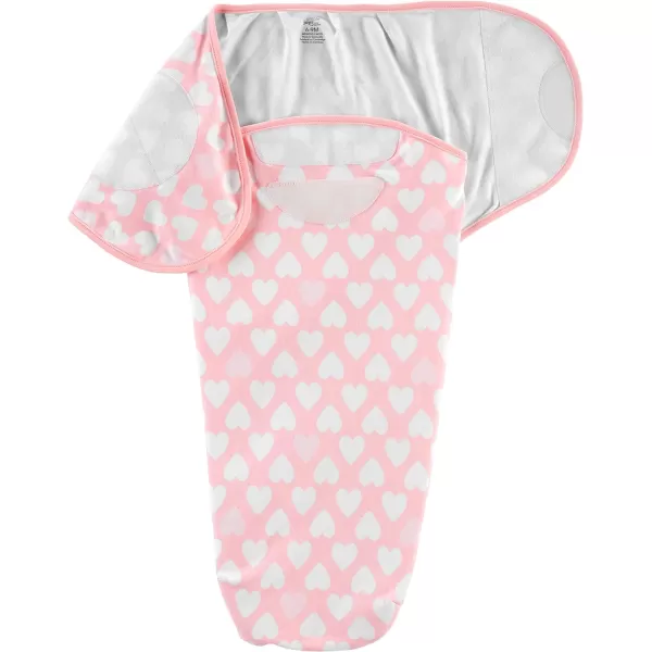 Simple Joys by Carter's Baby Girls' Cotton Swaddle Blankets, Multipacks