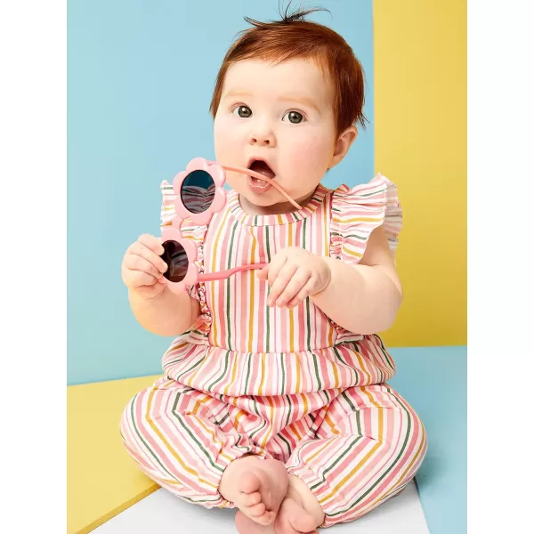 Simple Joys by Carter's Baby Girls' Fashion Jumpsuits, Pack of 2