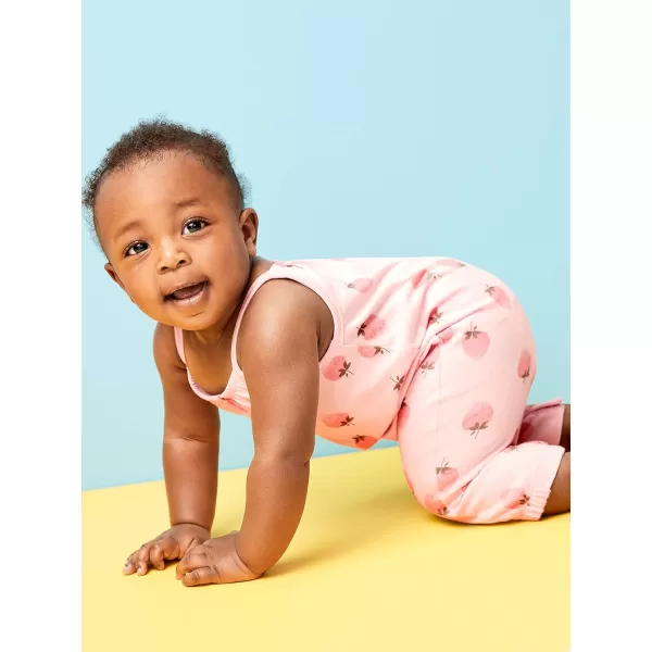 Simple Joys by Carter's Baby Girls' Fashion Jumpsuits, Pack of 2