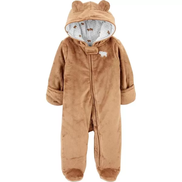 Simple Joys by Carter's Baby Girls' Fleece Footed Jumpsuit Pram