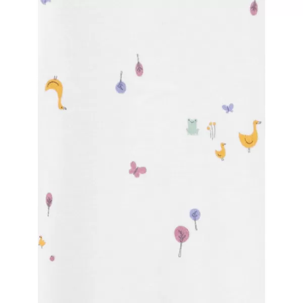 Simple Joys by Carter's Baby Girls' Fleece Footed Sleep and Play, Pack of 2