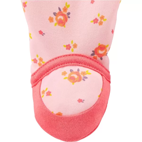 Simple Joys by Carter's Baby Girls' Fleece Footed Sleep and Play, Pack of 2