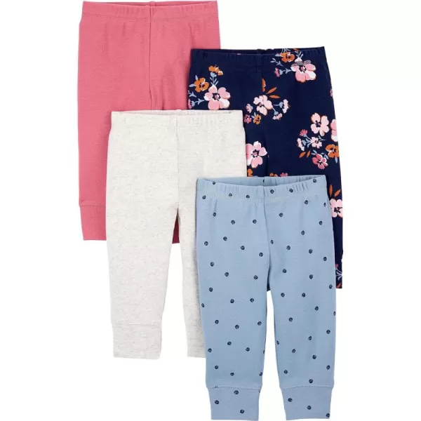Simple Joys by Carter's Baby Girls' Pant, Pack of 4