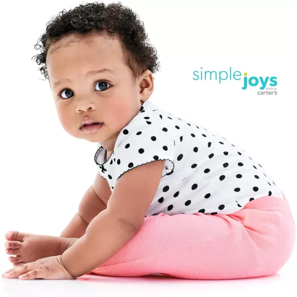 Simple Joys by Carter's Baby Girls' Short-Sleeve Bodysuit