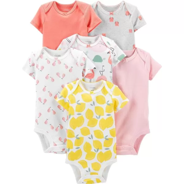 Simple Joys by Carter's Baby Girls' Short-Sleeve Bodysuit