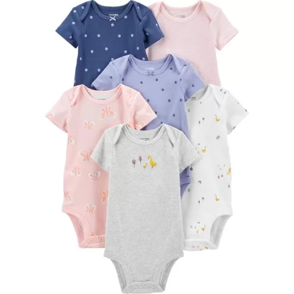 Simple Joys by Carter's Baby Girls' Short-Sleeve Bodysuit