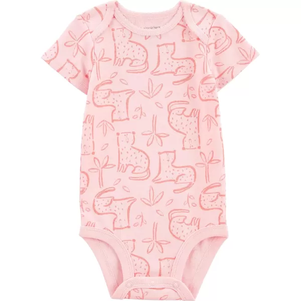 Simple Joys by Carter's Baby Girls' Short-Sleeve Bodysuit