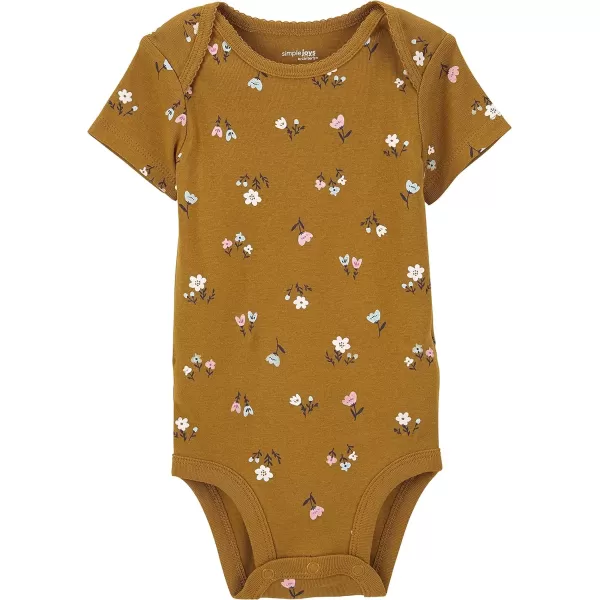 Simple Joys by Carter's Baby Girls' Short-Sleeve Bodysuit