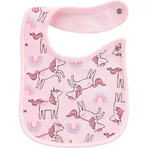 Simple Joys by Carter's Baby Girls' Teething Bibs, Pack of 7