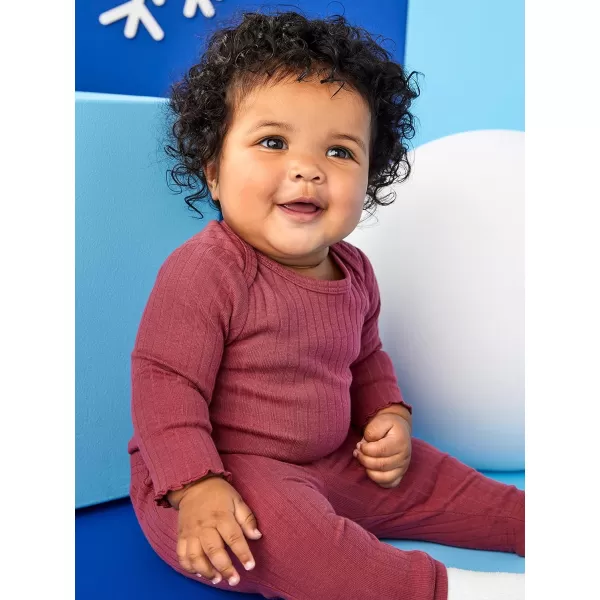 Simple Joys by Carter's Baby Girls' Textured Pants, Pack of 4