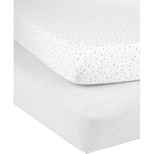 Simple Joys by Carter's Baby's Cotton Crib Sheets, Pack of 2