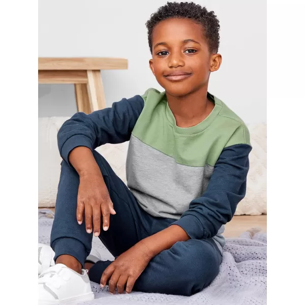 Simple Joys by Carter's Boys' 4-Piece Sweatshirt Set, Pack of 2