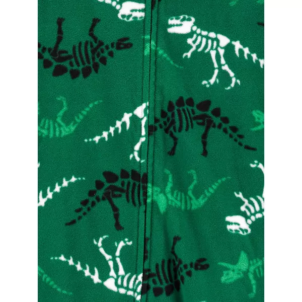 Simple Joys by Carter's Boys' Holiday Loose-Fit Flame Resistant Fleece Footed Pajamas, Pack of 2