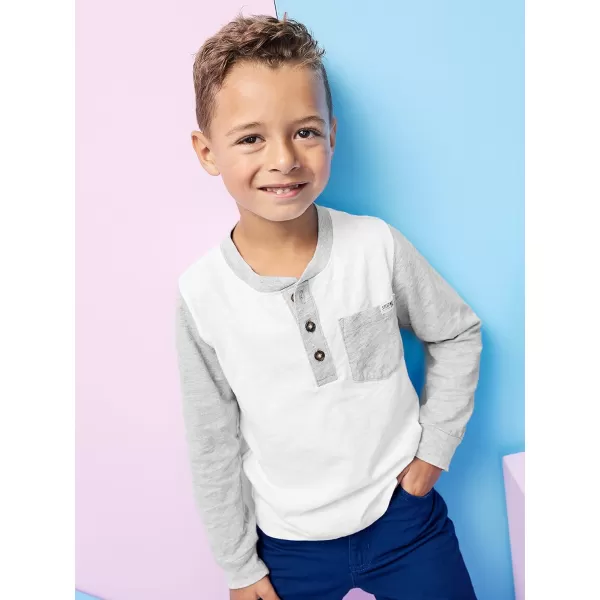 Simple Joys by Carter's Boys' Long-Sleeve Shirts, Pack of 3