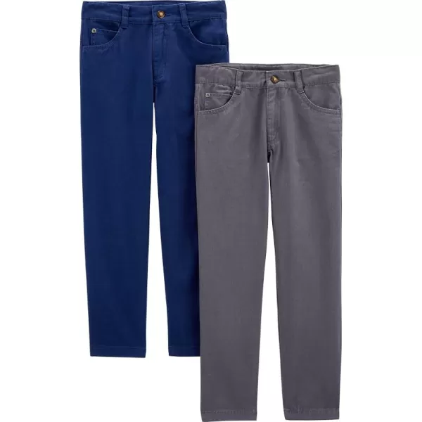 Simple Joys by Carter's Boys' Twill Pants, Pack of 2