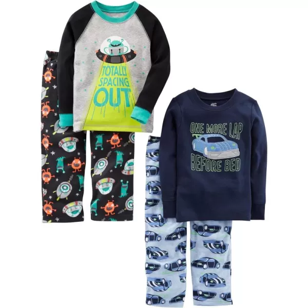 Simple Joys by Carter's Boys and Toddlers' 4-Piece Pajama Set 