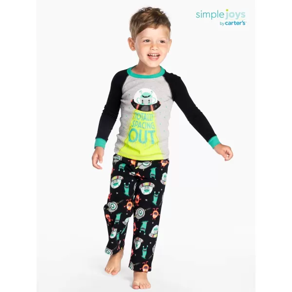Simple Joys by Carter's Boys and Toddlers' 4-Piece Pajama Set 