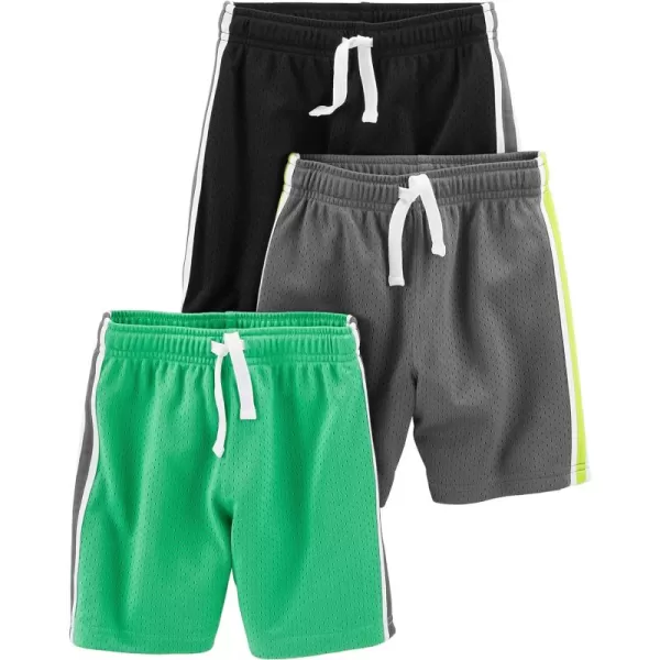 Simple Joys by Carter's Boys and Toddlers' Mesh Shorts, Pack of 3