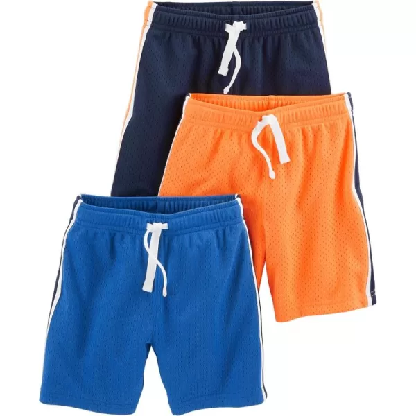 Simple Joys by Carter's Boys and Toddlers' Mesh Shorts, Pack of 3