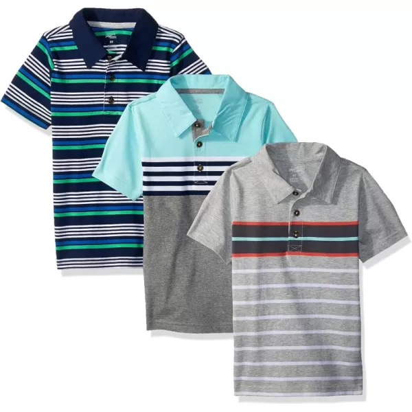 Blue Placed Stripe/Grey/Navy Stripe