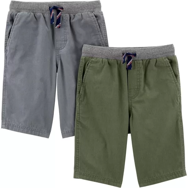 Simple Joys by Carter's Boys and Toddlers' Shorts, Pack of 2