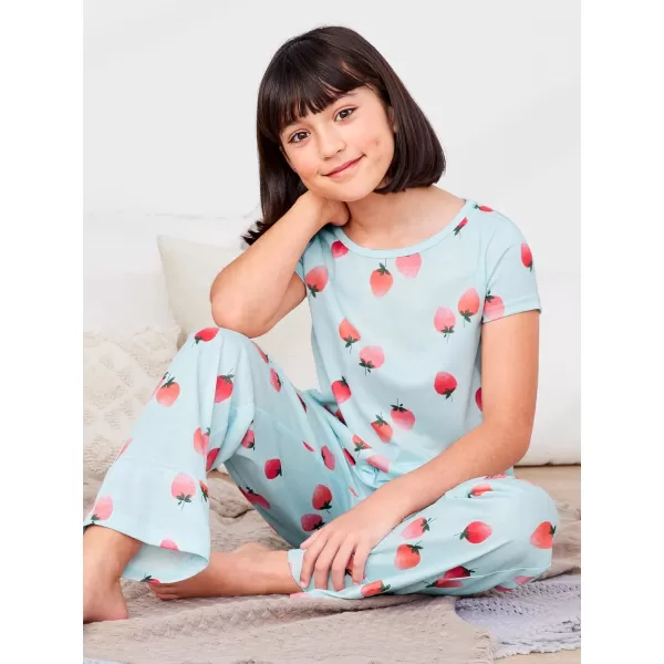 Simple Joys by Carter's Girls' 4-Piece Poly Pajamas, Pack of 2