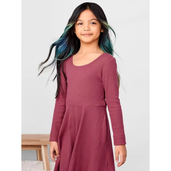 Simple Joys by Carter's Girls' Stretch Rib Dresses, Pack of 2