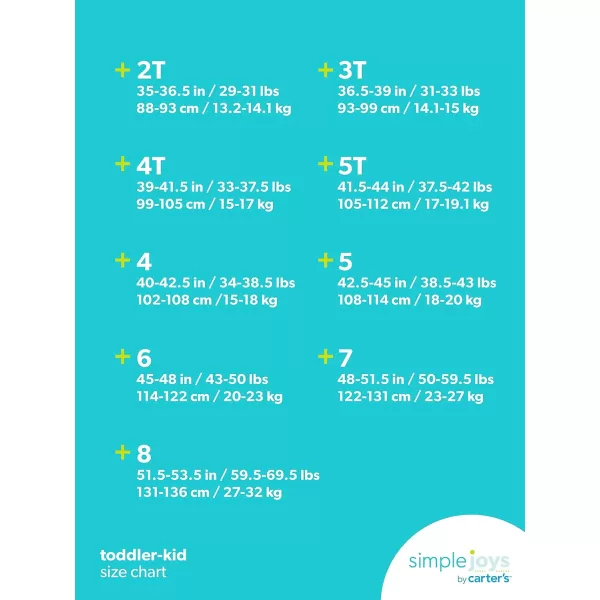 Simple Joys by Carter's Girls and Toddlers' Tumbling Shorts, Pack of 4