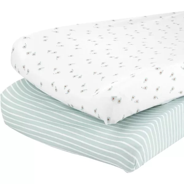 Simple Joys by Carter's Kids' Baby 2-Pack Cotton Changing Pad Covers