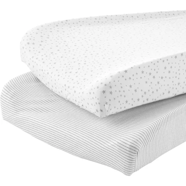 Simple Joys by Carter's Kids' Baby 2-Pack Cotton Changing Pad Covers